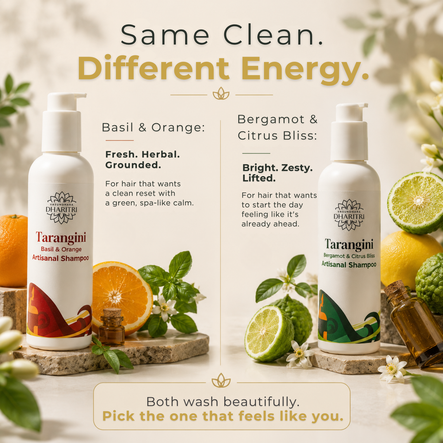 Tarangini Bergamot & Citrus Bliss Artisanal Hair Shampoo 200ml