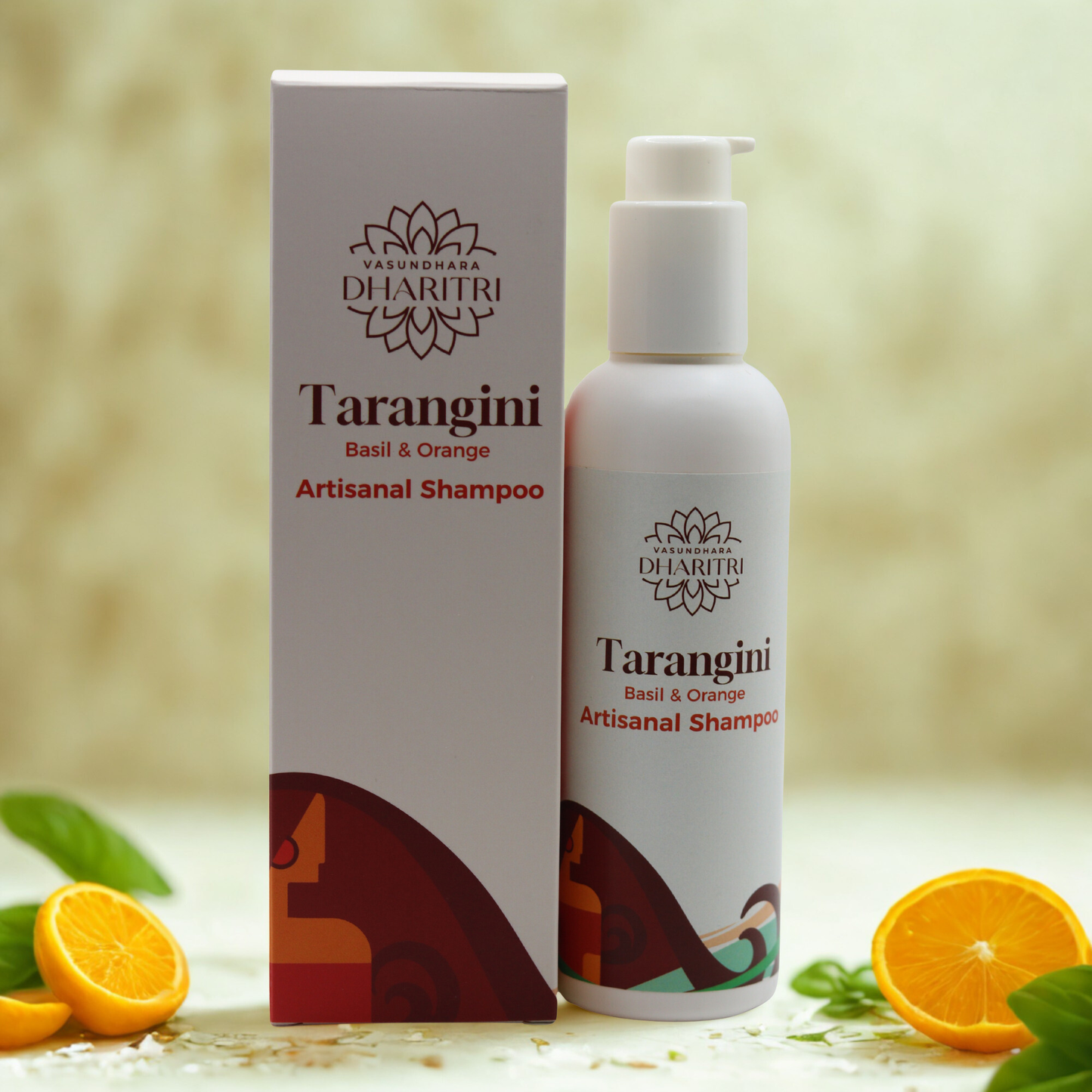 Tarangini Basil & Orange Artisanal Hair Shampoo 200ml