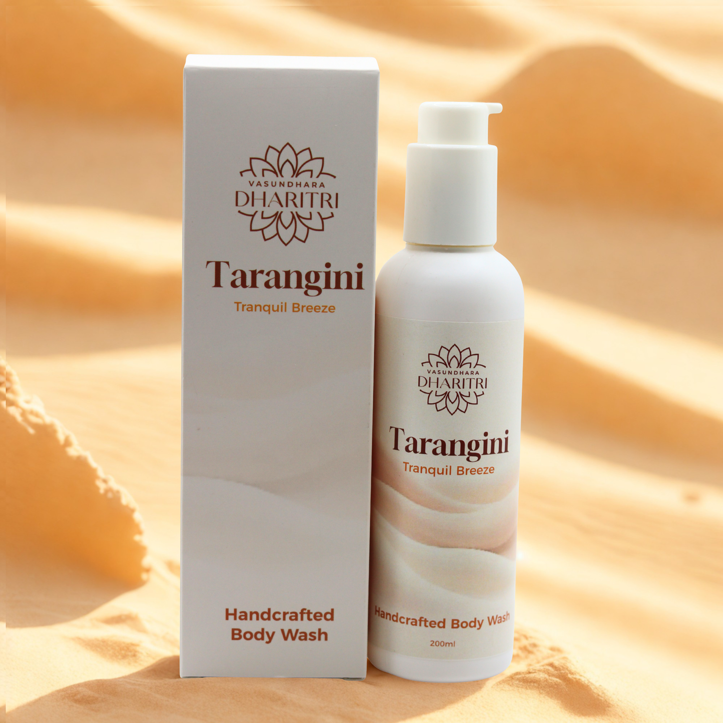 Dharitri Tarangini Tranquil Breeze Handcrafted Body Wash 200ml