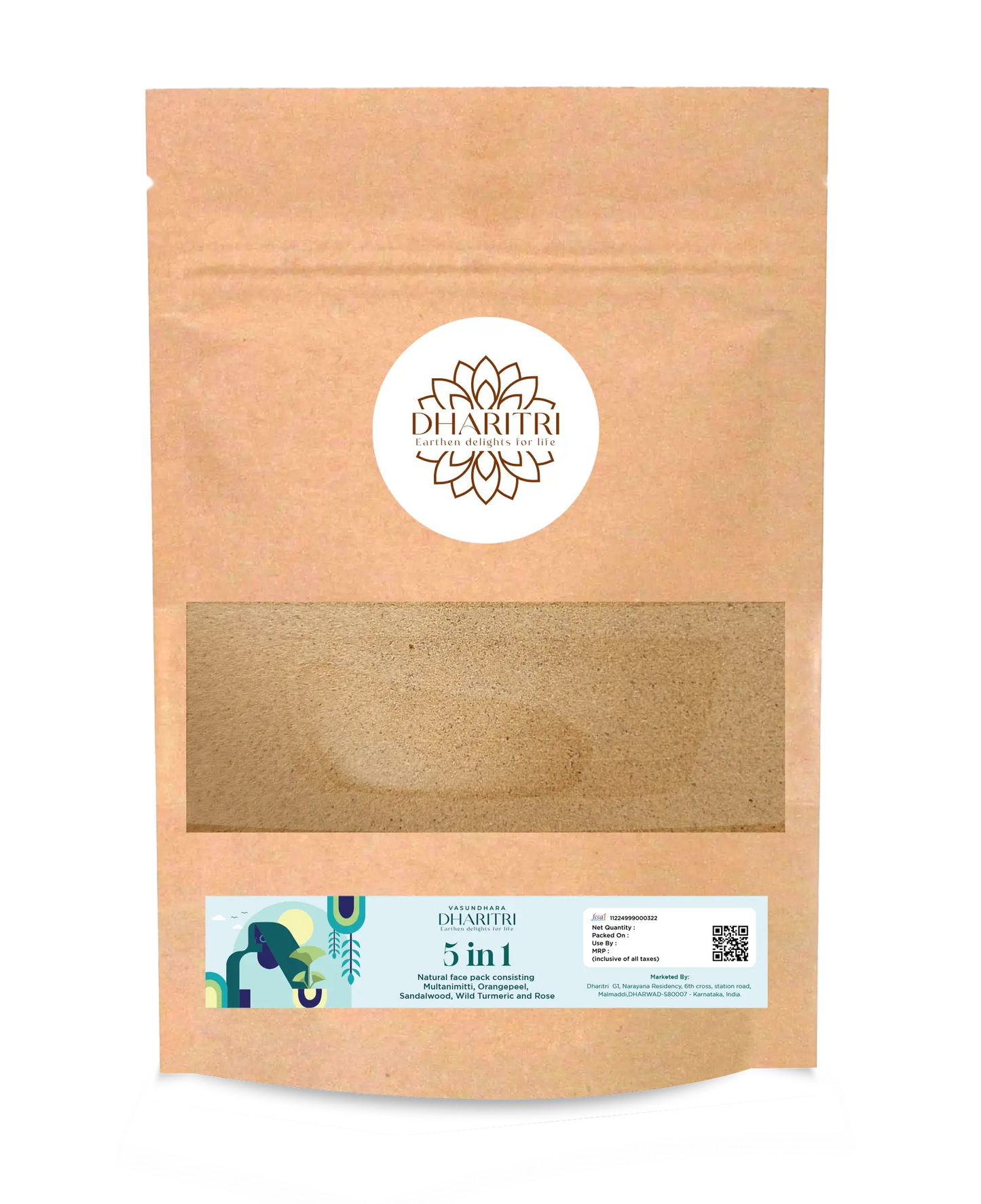 Natural Face Pack - 5 in 1