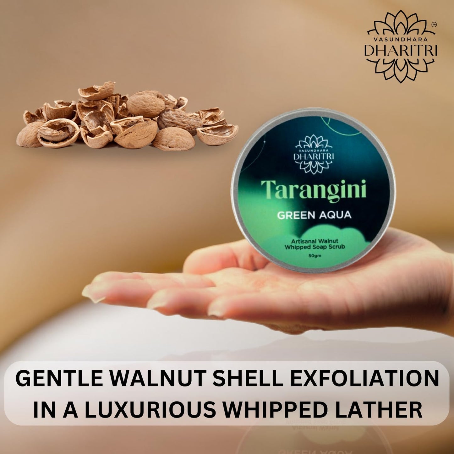 Tarangini Artisanal Green Aqua Whipped Soap