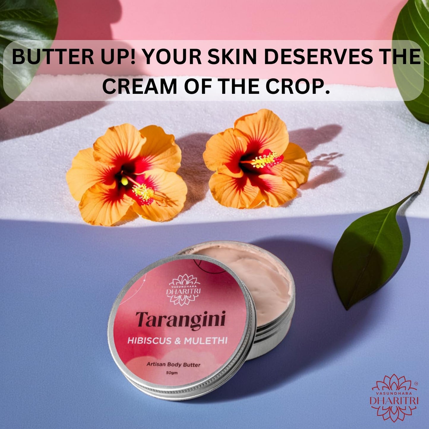 Tarangini Artisanal Body Butter – Hibiscus & Mulethi