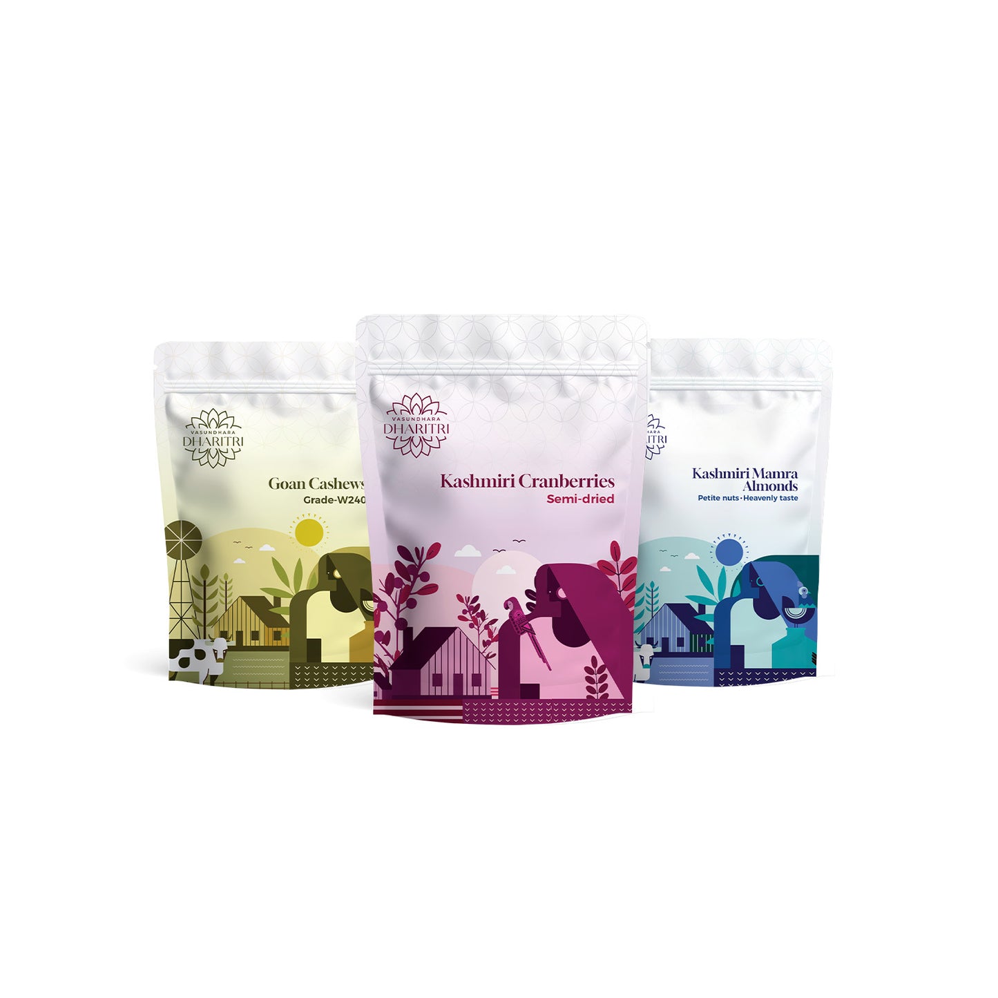 Cashew, Cranberry & Almond Combo Pack - 750g