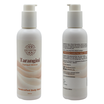 Dharitri Tarangini Tranquil Breeze Handcrafted Body Wash 200ml