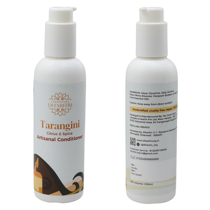 Dharitri Tarangini Citrus & Spice Artisanal Hair Conditioner 200ml