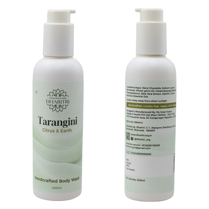 Dharitri Tarangini Citrus & Earth Handcrafted Body Wash 200ml