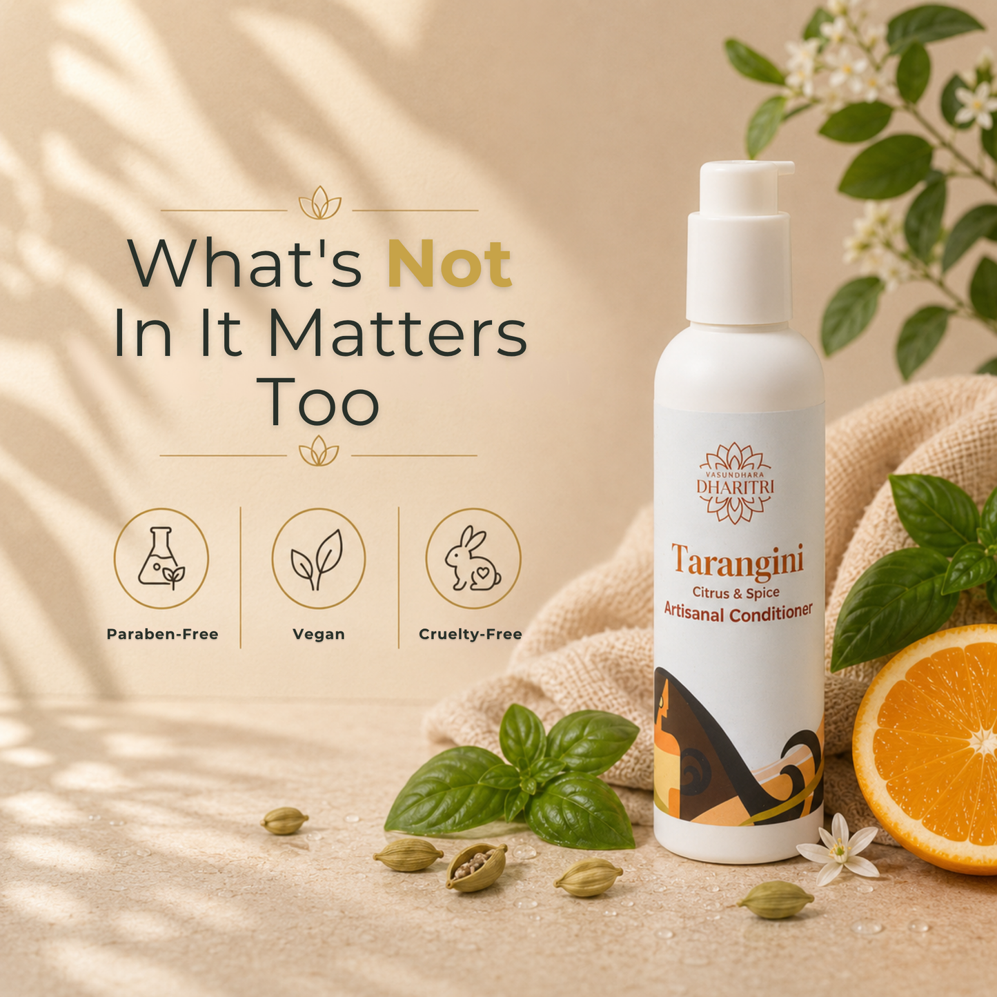 Tarangini Citrus & Spice Artisanal Hair Conditioner 200ml
