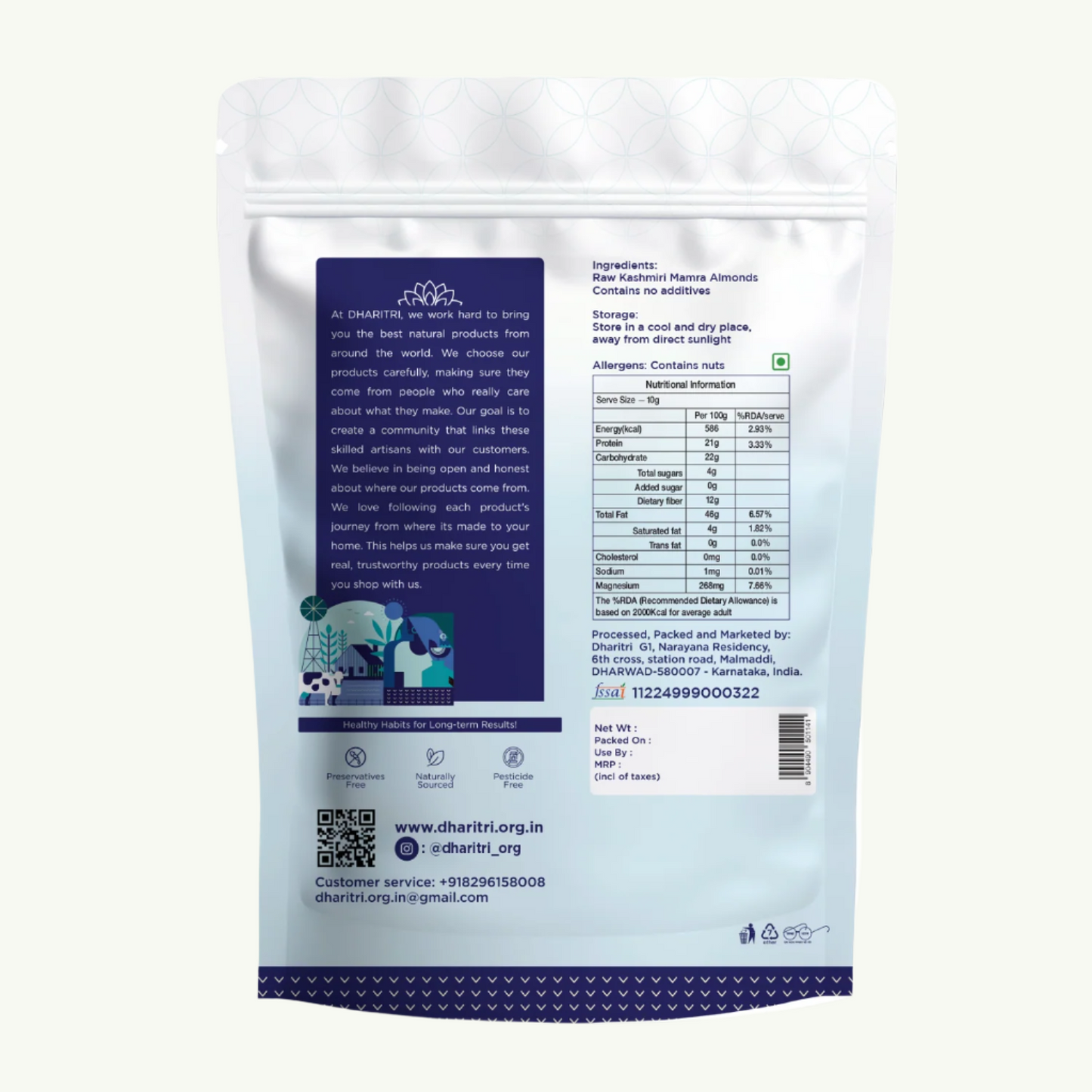 Dharitri Kashmiri Mamra Almonds