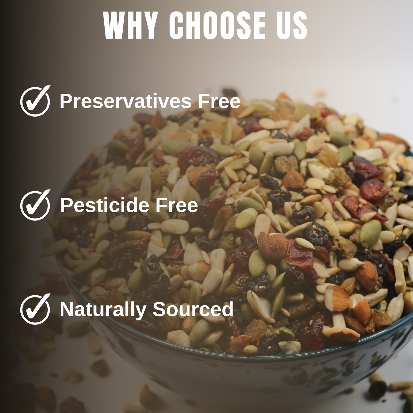 Roasted Seeds, Nuts & Berries Trail Mix (250g)