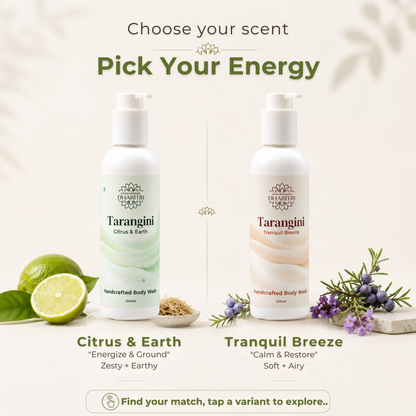 Tarangini Tranquil Breeze Handcrafted Body Wash 200ml