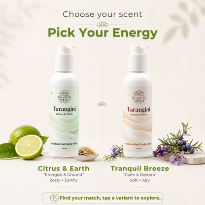 Tarangini Citrus & Earth Handcrafted Body Wash 200ml