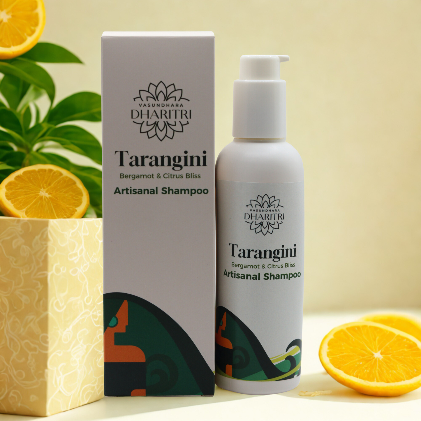 Dharitri Tarangini Bergamot & Citrus Bliss Artisanal Hair Shampoo 200ml