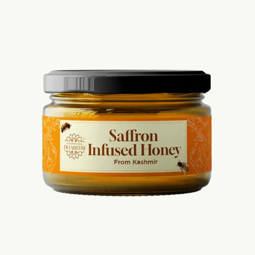 Kashmir Saffron Honey Enriched with Saffron Threads