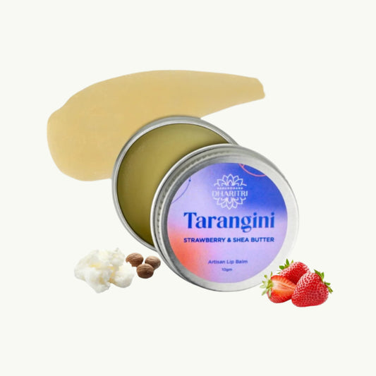 Dharitri Tarangini Artisanal Lip Balm – Strawberry & Shea Butter