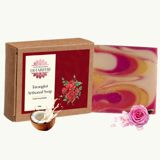 Dharitri Tarangini Series - Artisanal Soap, Fairytale Rose