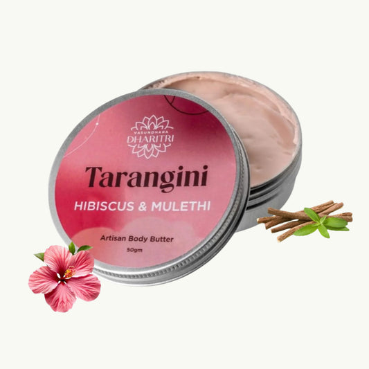 Dharitri Tarangini Artisanal Body Butter – Hibiscus & Mulethi