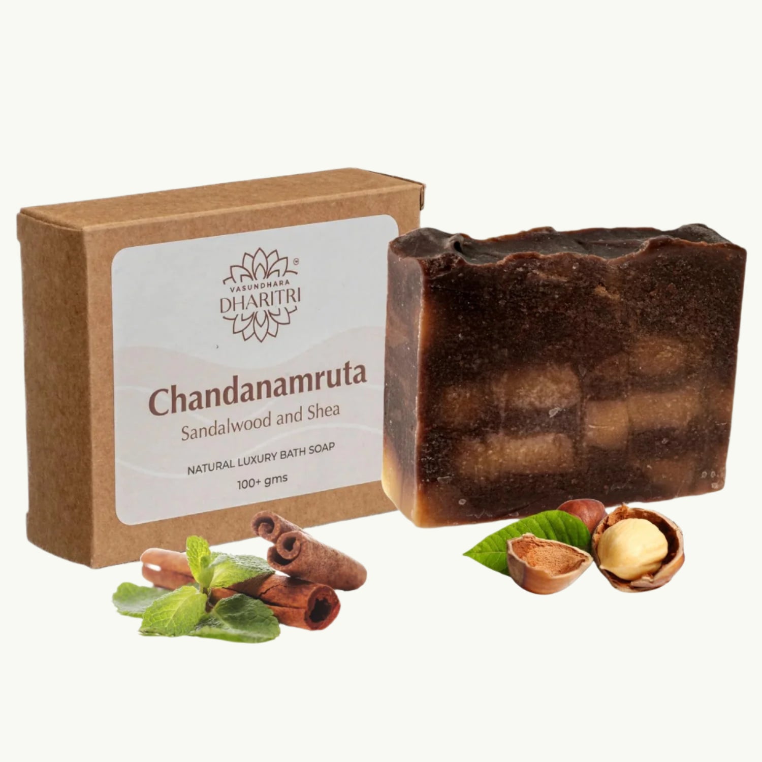 Dharitri Chandanamruta Sandalwood and Shea Butter Bathing Soap