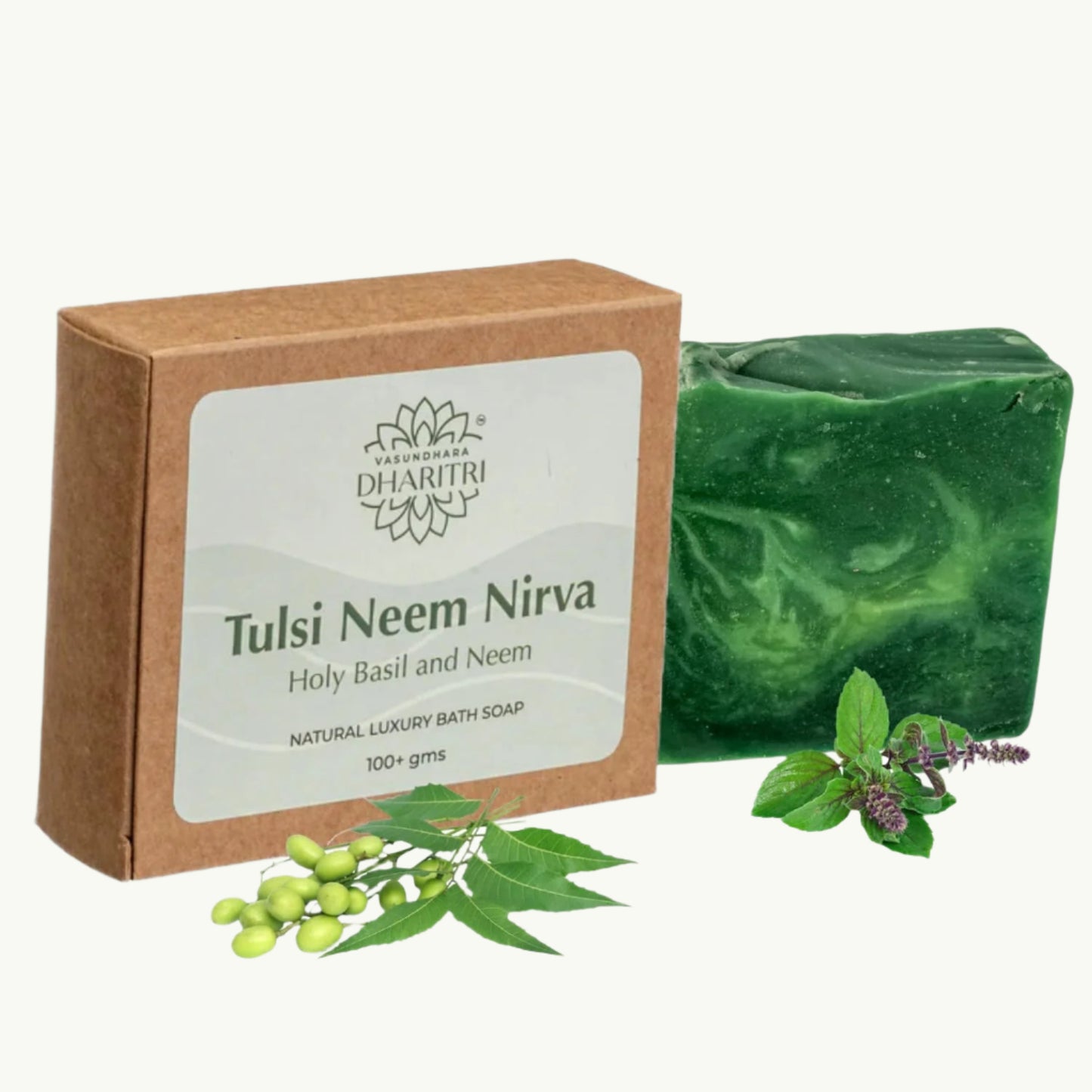 Dharitri Tulsi Neem Nirva Natural Bath Soap