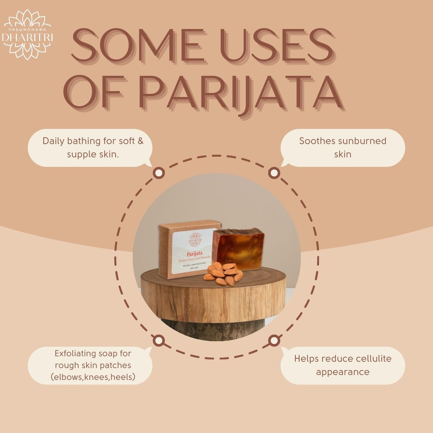 Dharitri Parijata Natural Bathing Soap