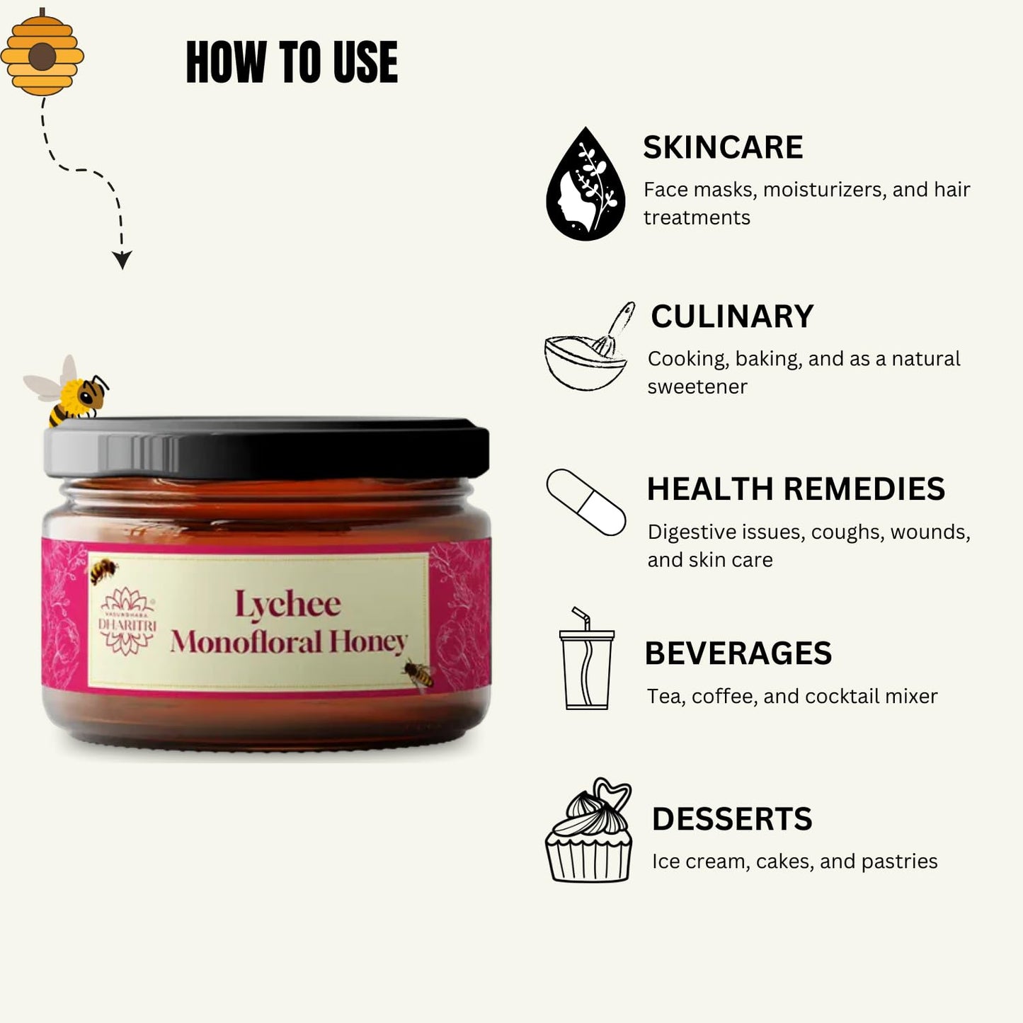 Dharitri Lychee Monofloral Honey