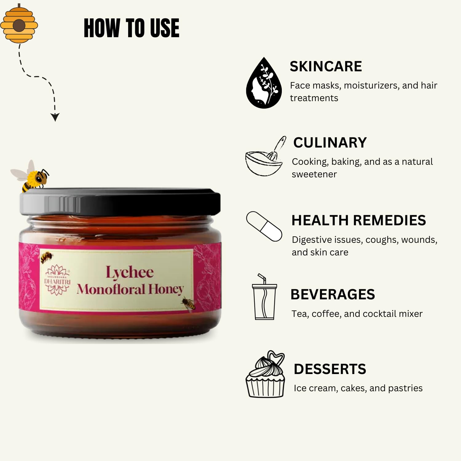 Dharitri Lychee Monofloral Honey