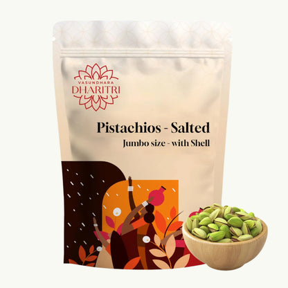 Dharitri Pistachios Jumbo Size Salted With Shells Akbari