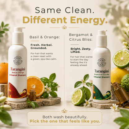 Tarangini Basil & Orange Artisanal Hair Shampoo 200ml