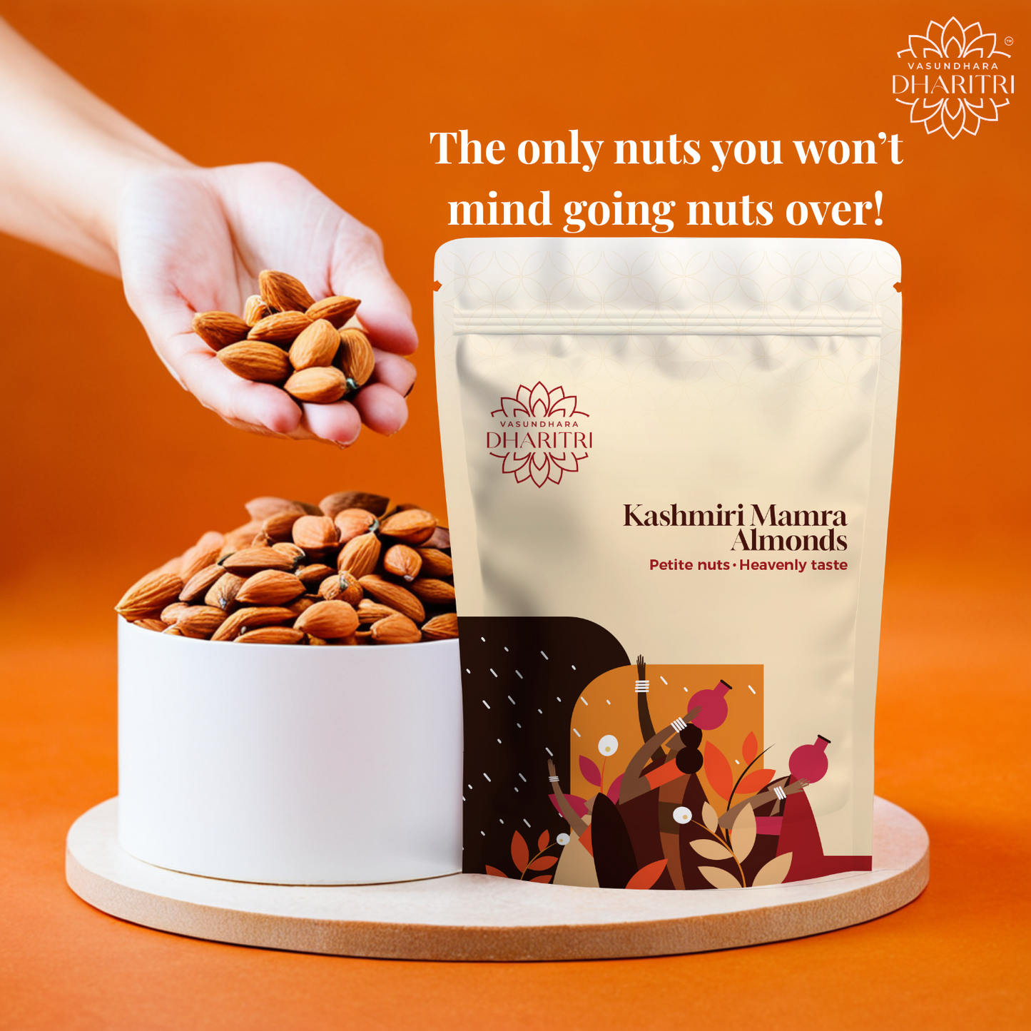 Dharitri Kashmiri Mamra Almonds