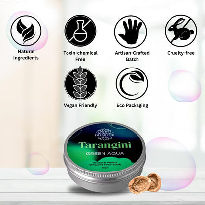 Dharitri Tarangini Artisanal Green Aqua Whipped Soap