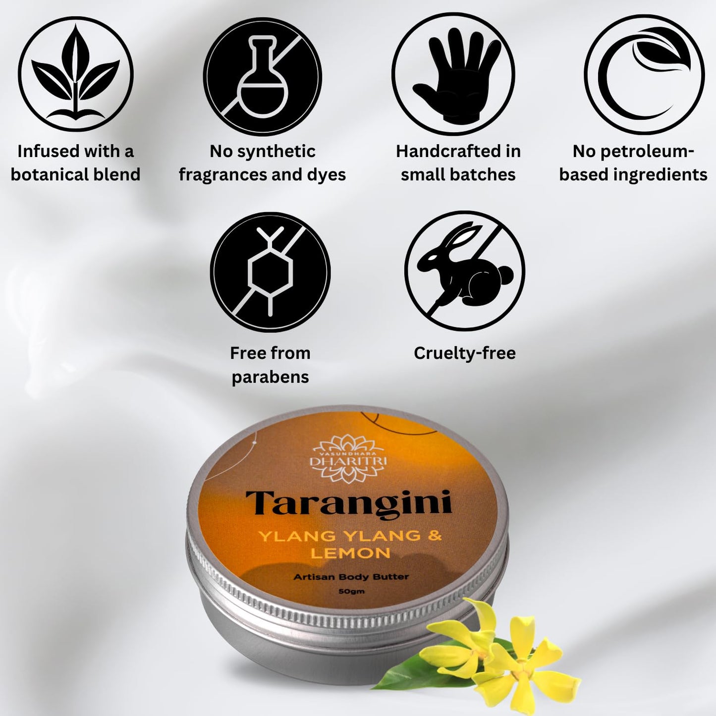 Tarangini Artisanal Body Butter – Ylang Ylang & Lemon