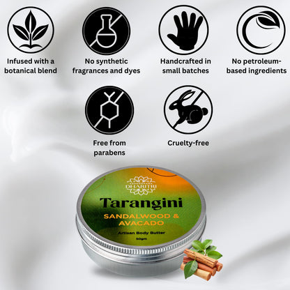 Tarangini Artisanal Body Butter – Sandalwood & Avocado