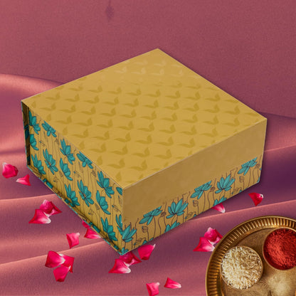 Diwali Gift Hamper with Eco-Friendly Coconut Shell Soy Wax Candle