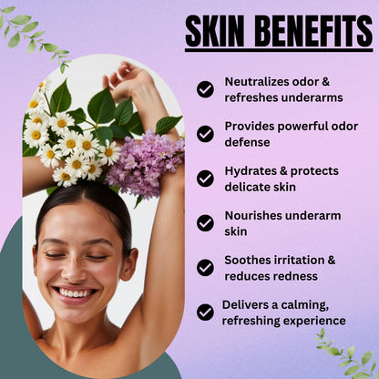 Tarangini Artisanal Deodorant Cream, Lavender & Tea Tree
