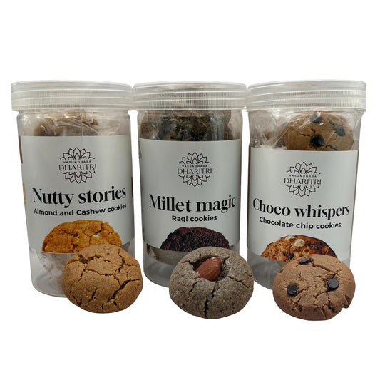 Dharitri Cookies Combo 3 x 240g Jars