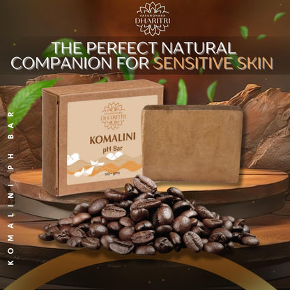 Dharitri Komalini Kokum & Coffee Exfoliating Natural Soap Bar