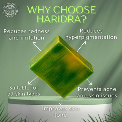 Dharitri Haridra Handmade Turmeric & Lemongrass Bath Soap