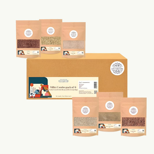 Dharitri Healthy Millet Grains Combo Pack of 6 x 500g Each