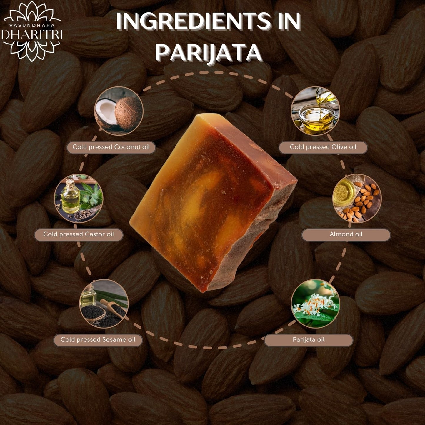 Dharitri Parijata Natural Bathing Soap