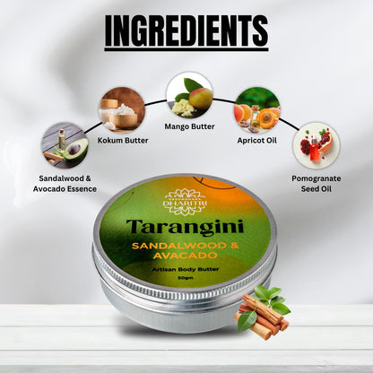 Tarangini Artisanal Body Butter – Sandalwood & Avocado