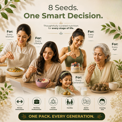 8-in-1 Seeds Combo Pack – 100g Each (Total 800g)