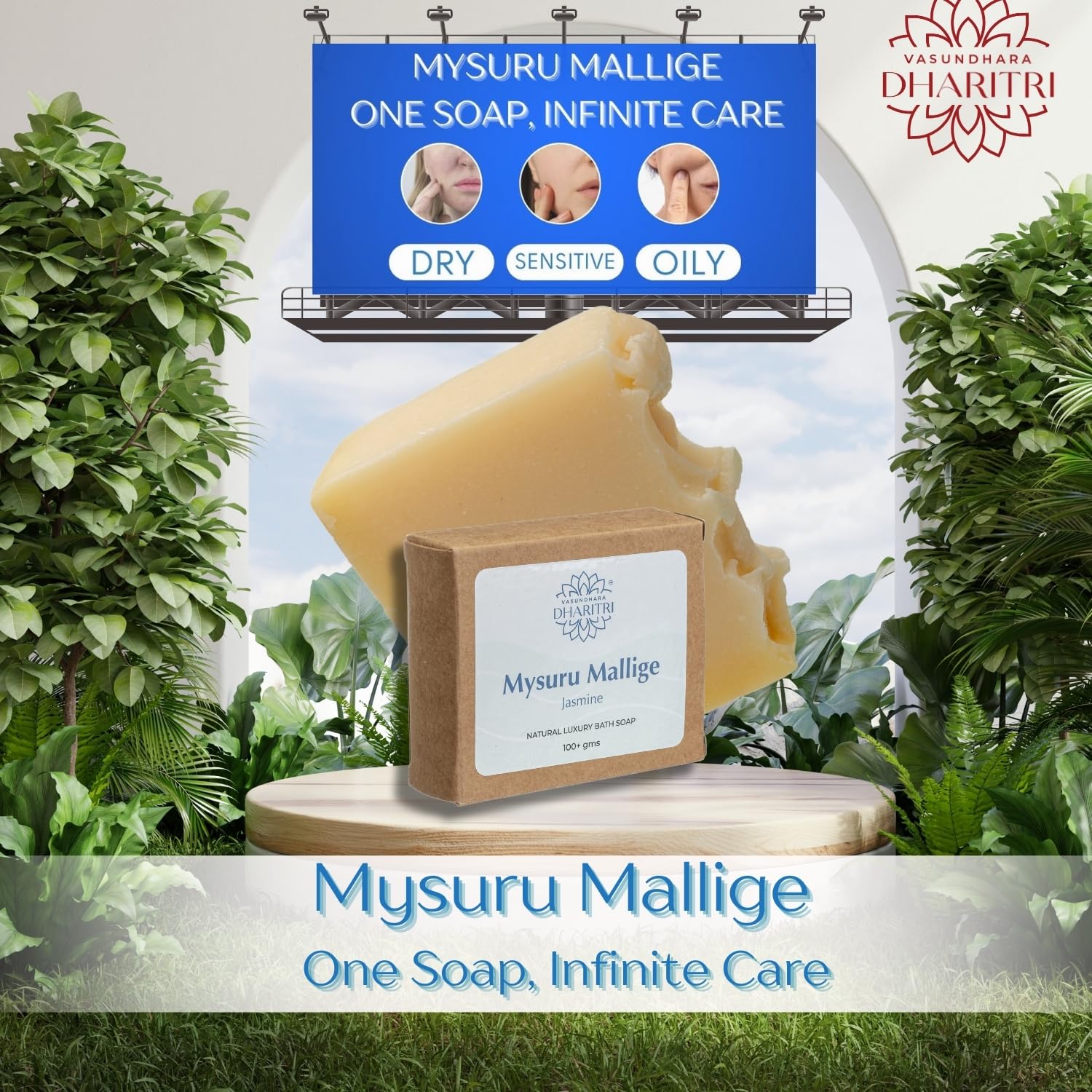 Dharitri Mysuru Mallige Natural Bathing Soap