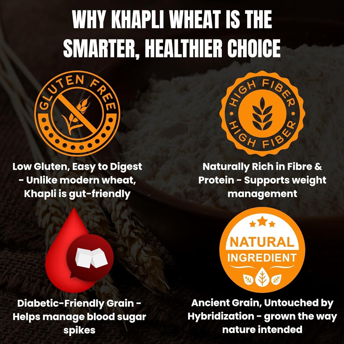 Khapli/Emmer Wheat Flour 5Kg