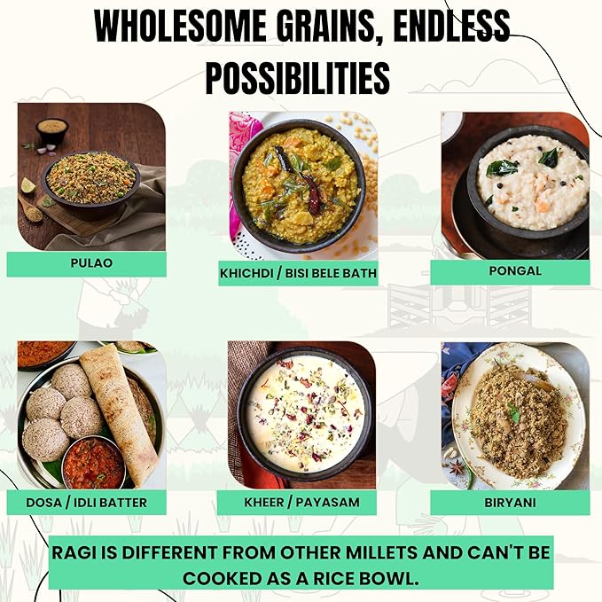 Healthy Millet Grains Combo Pack of 6 x 500g Each