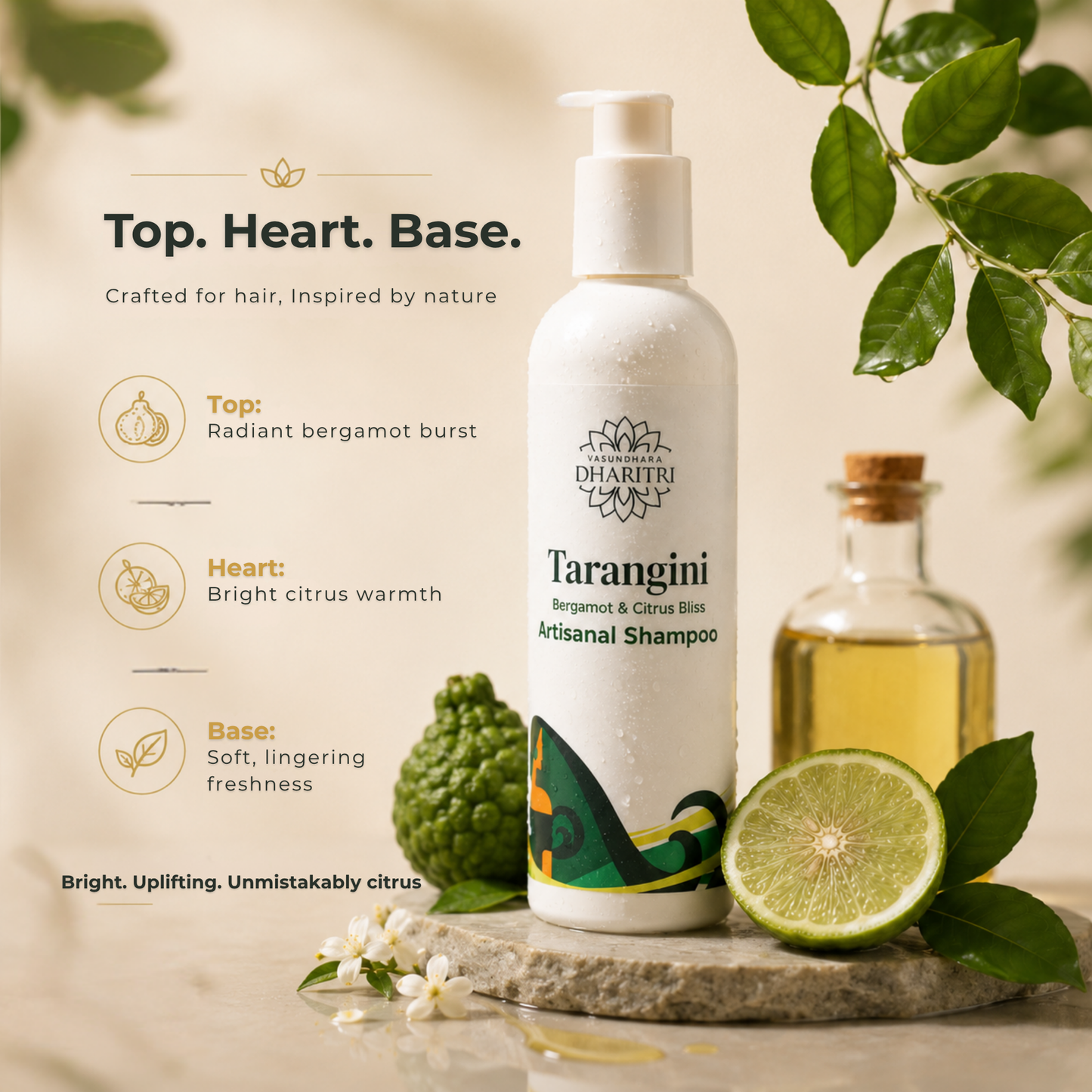 Tarangini Bergamot & Citrus Bliss Artisanal Hair Shampoo 200ml