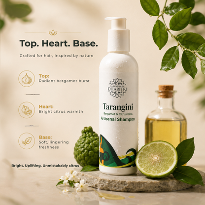 Tarangini Bergamot & Citrus Bliss Artisanal Hair Shampoo 200ml