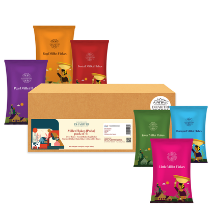 Healthy Breakfast Millet Flakes Combo (Pack of 6)