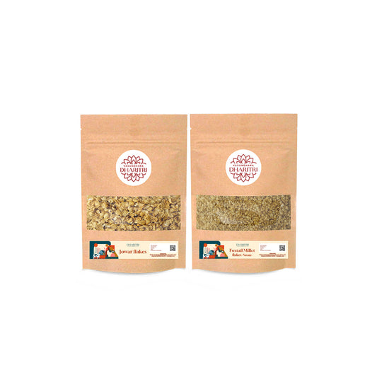 Healthy Millet Duo – Jowar & Foxtail Flakes Combo Pack - 600g