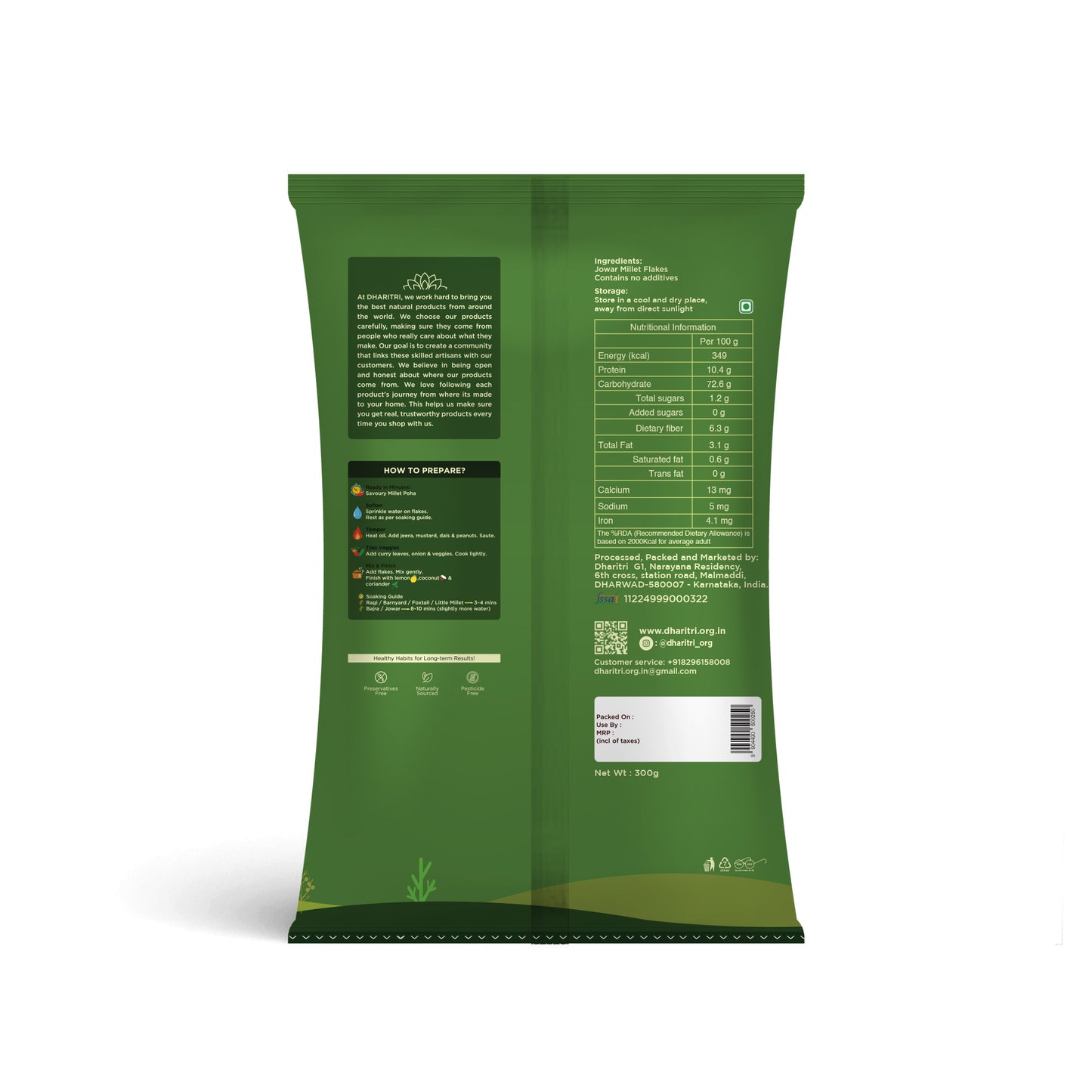 Jowar Millet Flakes