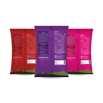 Millet Nourish Trio – Pearl, Little & Foxtail Millet Flakes Combo Pack (900g)