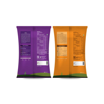 Millet Power Duo – Pearl Millet & Ragi Flakes Combo Pack (600g)